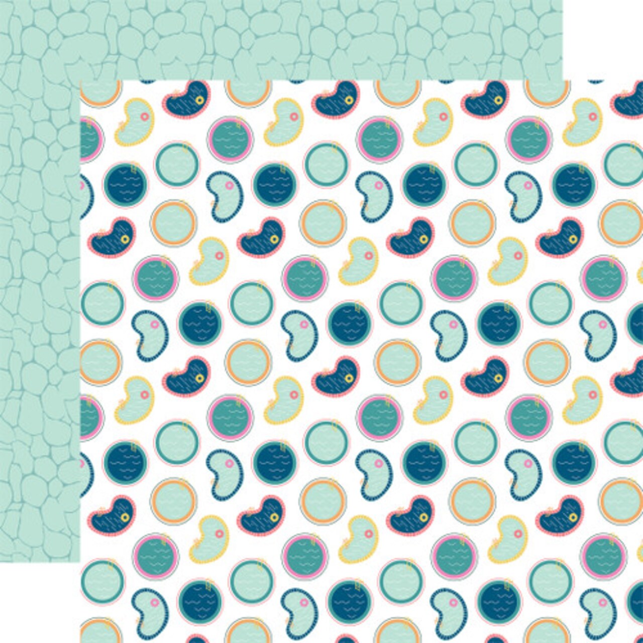 Echo Park Pool Party Make A Splash 12x12 Double-Sided Cardstock Paper